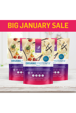 3 x Organic ProteinFix Vanilla -January Sale!
